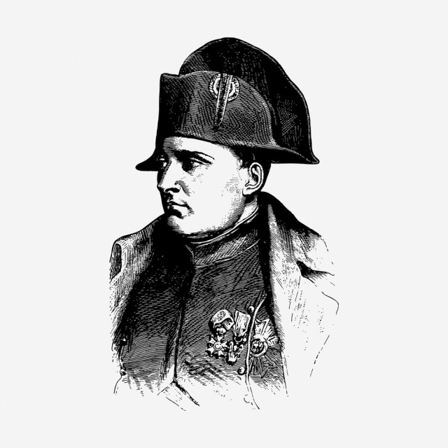 Napoleon Bonaparte drawing, famous person | Free Photo - rawpixel