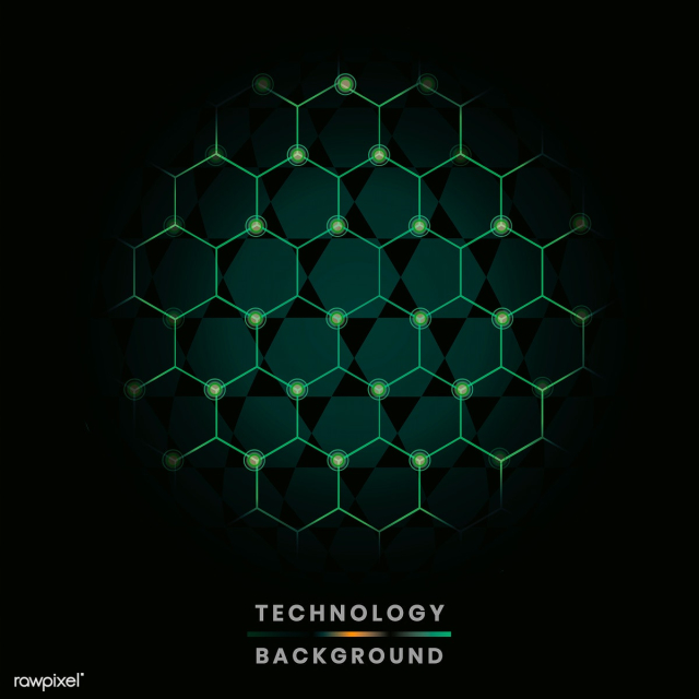 Network and technology background | Free stock vector - 579826