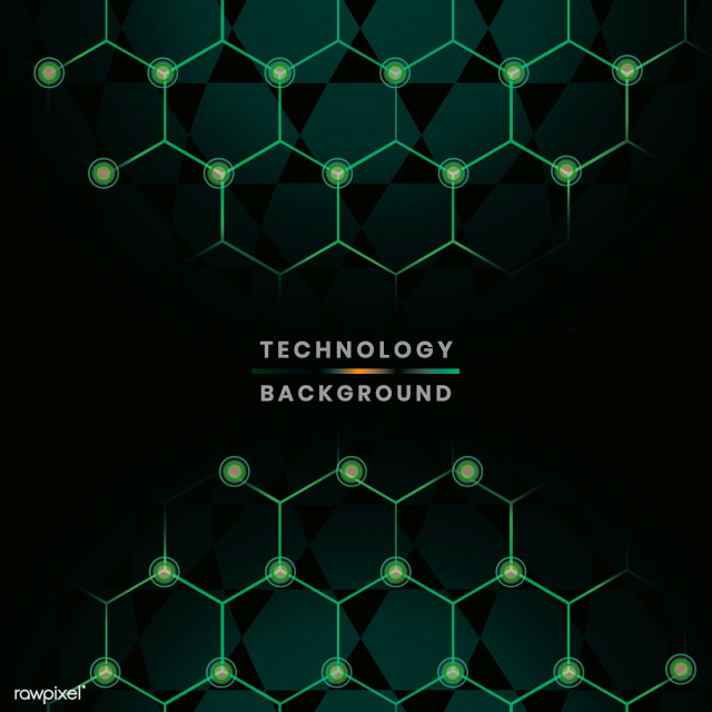 Network and technology background | Free stock vector - 579870
