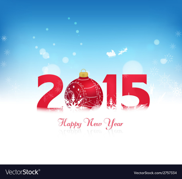 New Years vector image