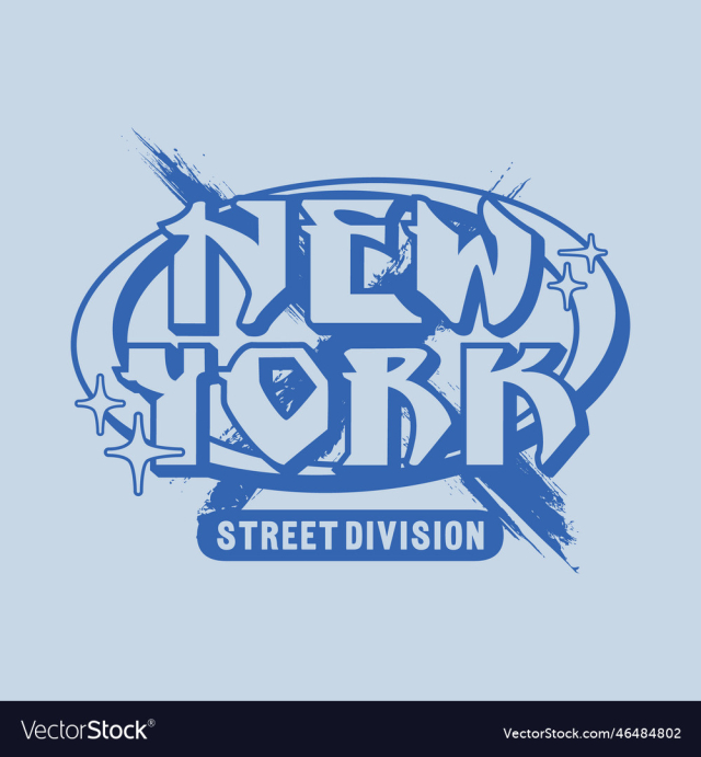 new york y2k streetwear style colorful slogan text