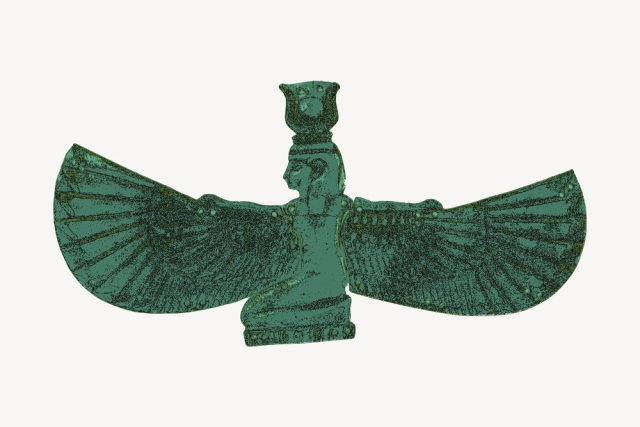 Nut Egyptian Goddess clipart, vintage | Free Vector - rawpixel