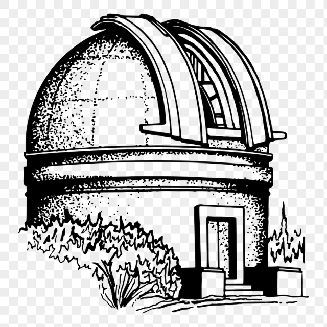 Observatory dome png sticker, vintage | Free PNG - rawpixel