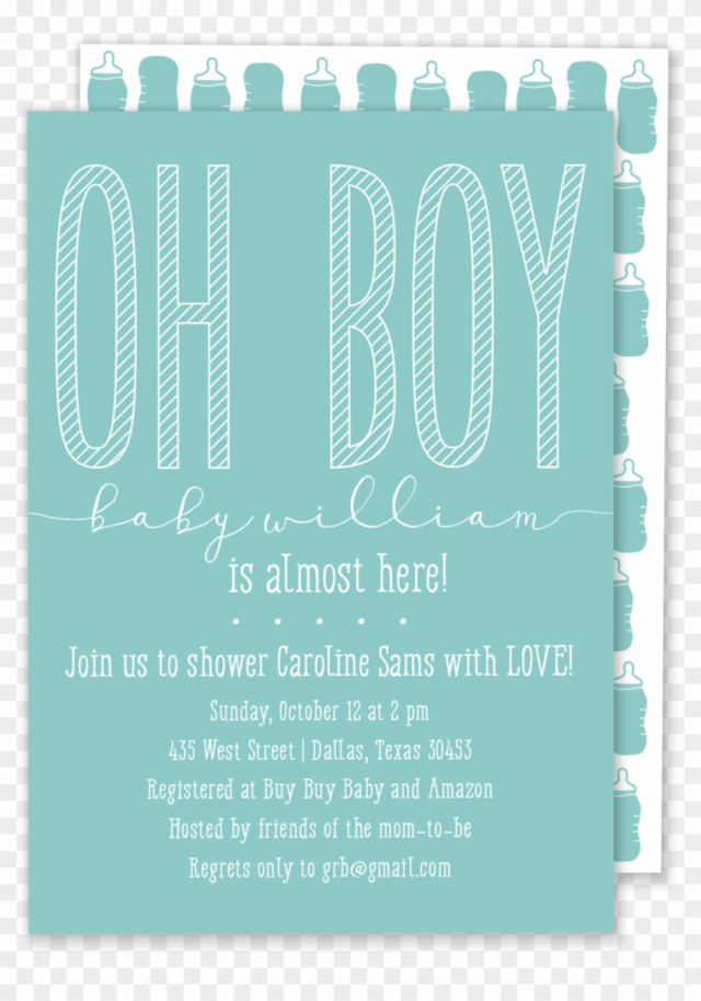 Oh Boy Baby Shower - Baby Shower