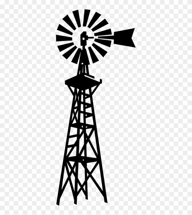 Old Farm Windmill