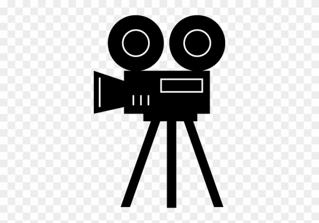 Old Fashioned Movie Camera