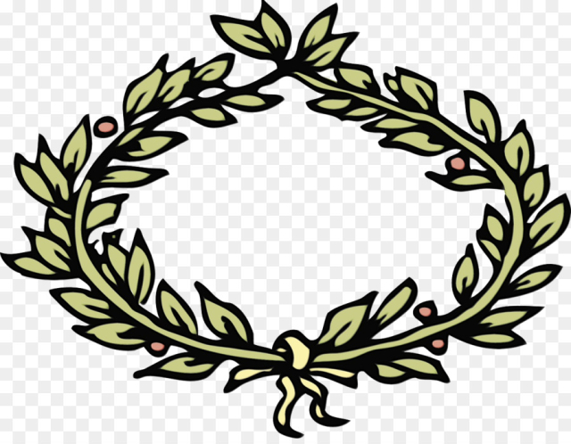 Olive Wreath, Laurel Wreath, Bay Laurel, Leaf, Wreath PNG