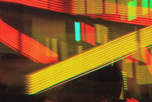 Orange And Yellow Neon Lights