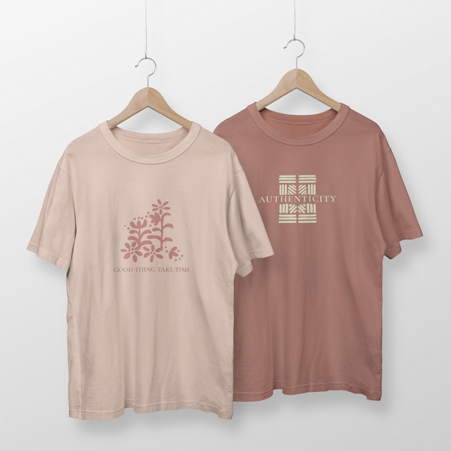 Oversized t-shirt mockup, pastel casual | Free PSD Mockup - rawpixel