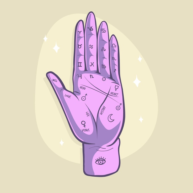 Palmistry Free Vector
