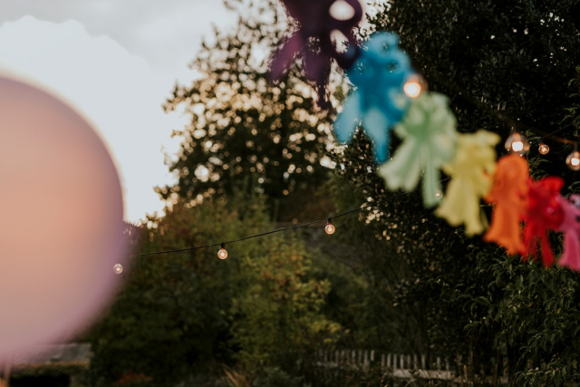 Party deocoration balloons and lights | Free Photo - rawpixel
