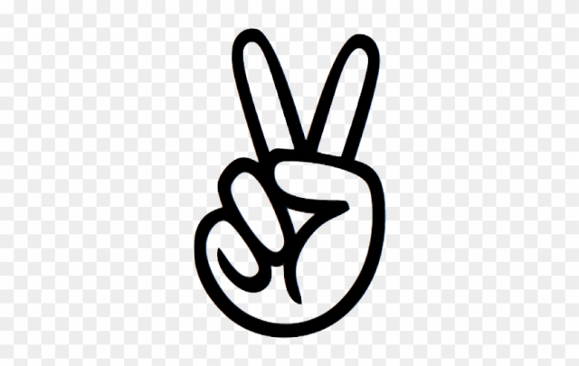 Peace Peace Sign Fingers, Peace Sign Hand, Peace Signs, - Peace Sign Hand Transparent