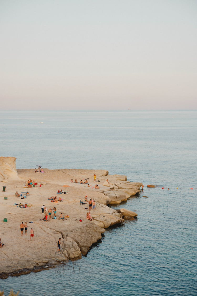 People Gathering Near Shore