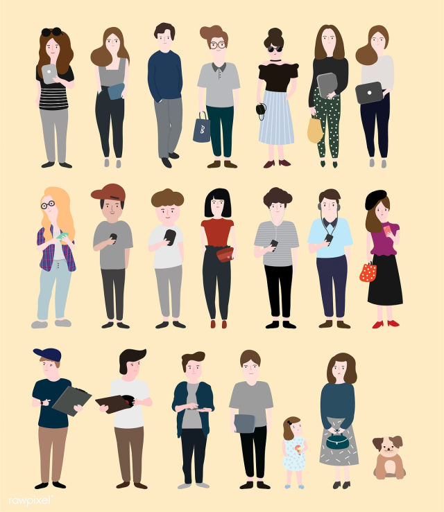 People vector | Free stock vector - 23961