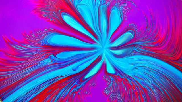 Photo of Blue Abstract Painting