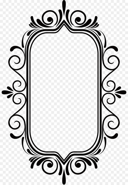 Picture frame - Ancient black border classic frame