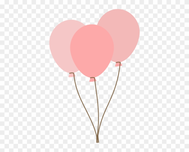Pink Balloons Clip Art At Clker Com Vector Clip Art - Pink Balloons Png