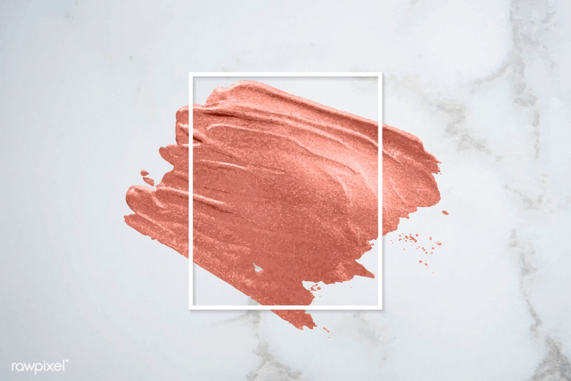 Pink lipstick smudge | Free stock vector - 592472