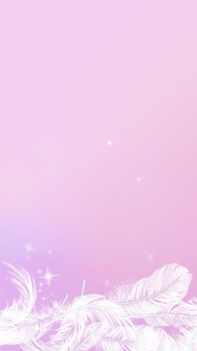 Pink mobile wallpaper, aesthetic feathers | Free Photo - rawpixel