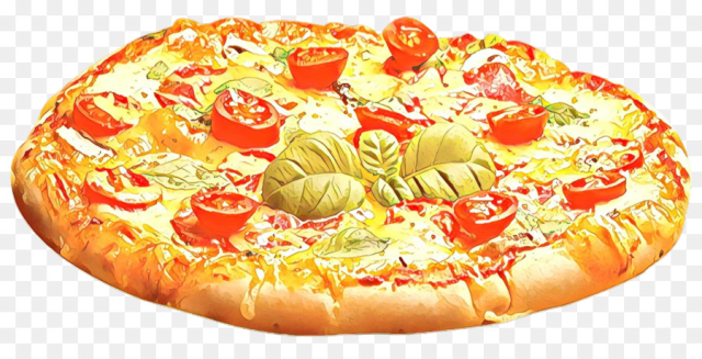 Pizza, Sicilian Pizza, Italian Cuisine, Dish, Food PNG