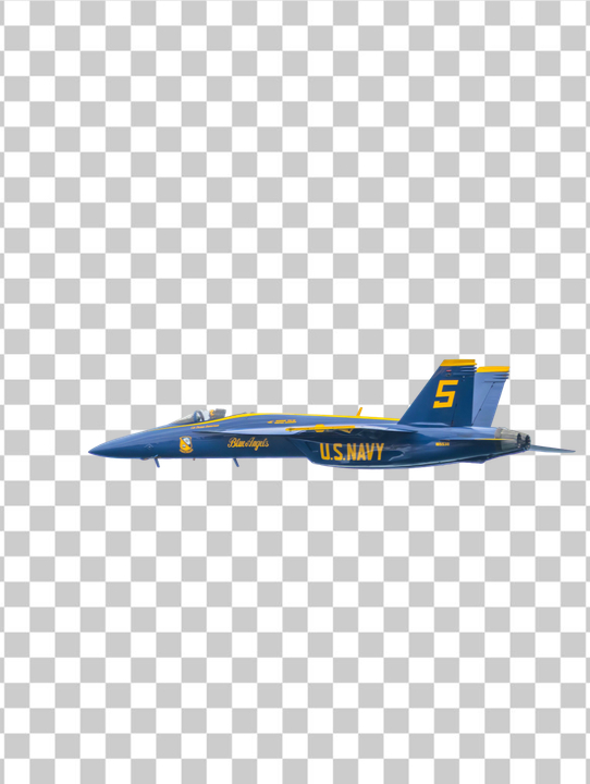 PNG Blue Angels F/A-18 Hornet Jet
