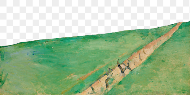 Png Cezanne’s Mont Sainte-Victoire border, | Free PNG Illustration - rawpixel