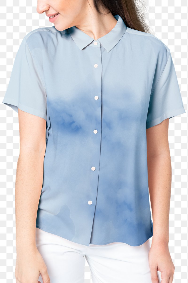 Png women’s shirt mockup transparent | Free PNG Sticker - rawpixel