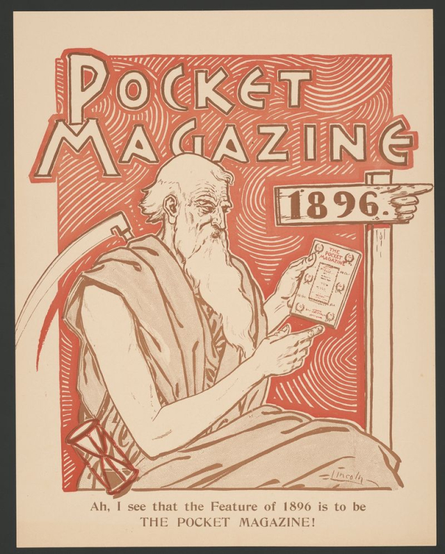 Pocket magazine 1896. Ah, I | Free Photo - rawpixel