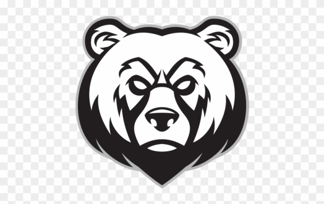 Polar Bear Grizzly Bear Clip Art - Bear Head Vector