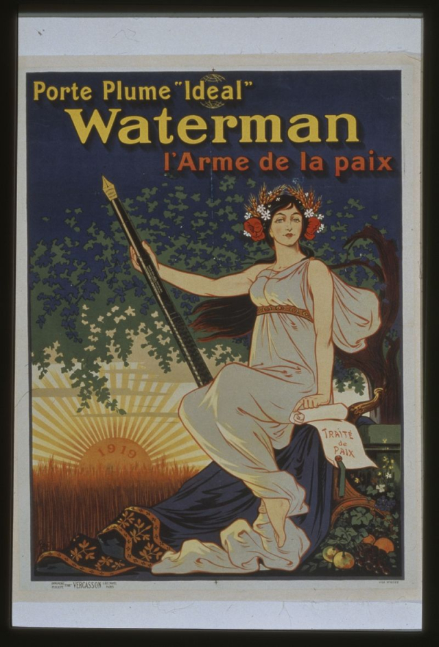 Porte plume 'Ideal' Waterman l'arme | Free Photo - rawpixel