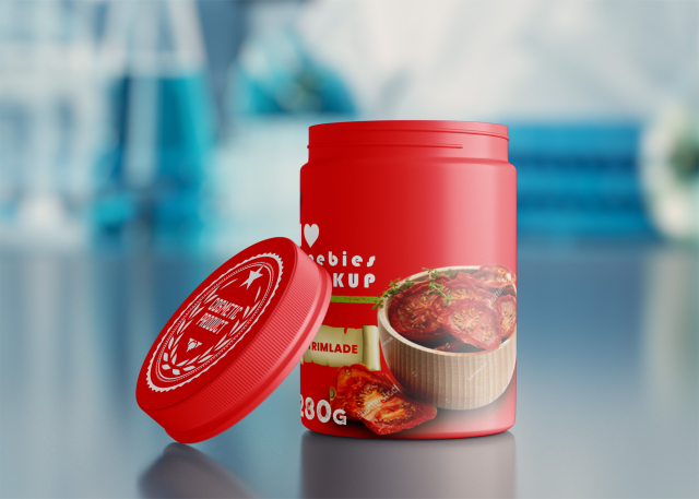 Protein Jar Mockup - Freebies Mockup