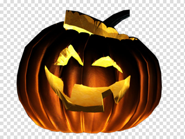 Pumpkin carved, Jack-o'-lanter lamp transparent background PNG clipart