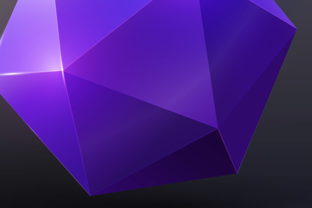 Purple prism background, shiny 3D | Free PSD - rawpixel