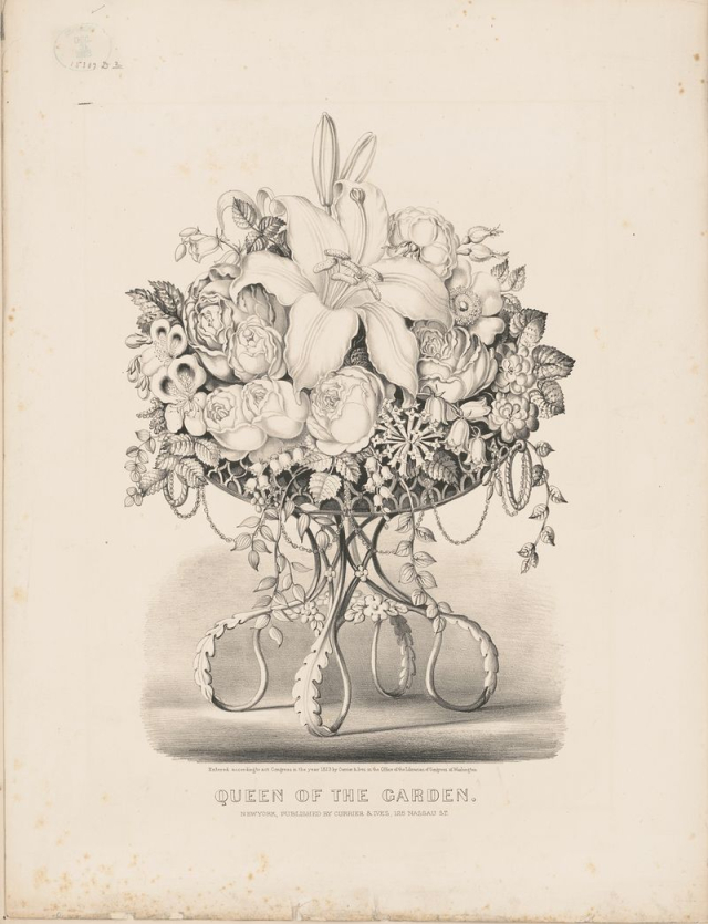 Queen of the garden (1873) | Free Photo - rawpixel