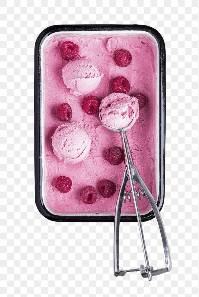 Free: Raspberry ice-cream png sticker, transparent | Free PNG ...