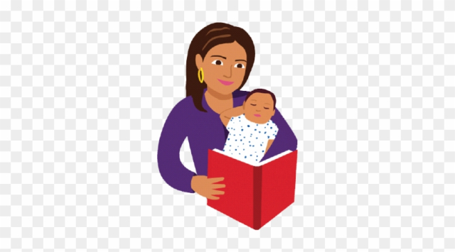 Read Aloud From Birth - Read To Baby Clip Art