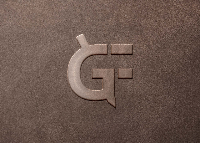 Realistic Lether Embossed Logo Mockup