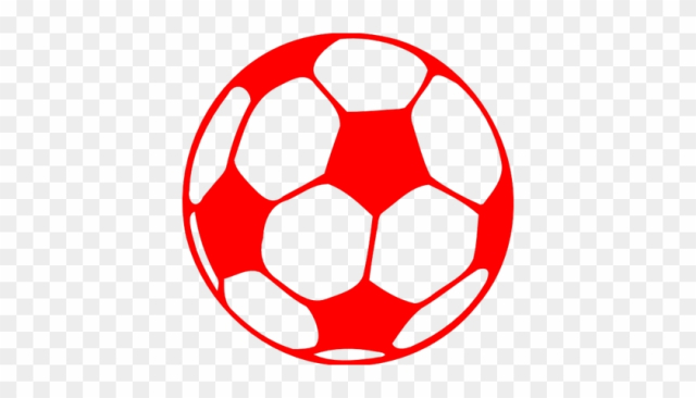 Red Ball - Red Soccer Ball Png