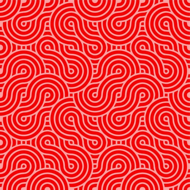 Red Colored Geometric seamless pattern vector