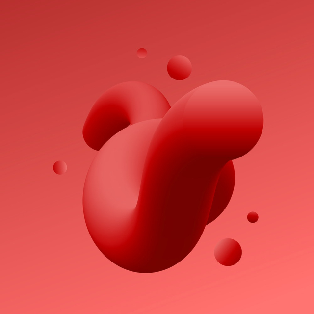 Red liquid shape clipart, 3D | Free Vector - rawpixel