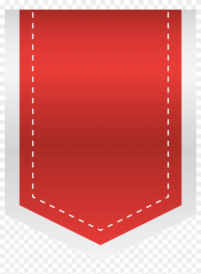 Red Ribbon Banner Png Download - Circle