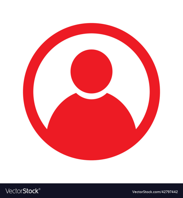 red user solid icon