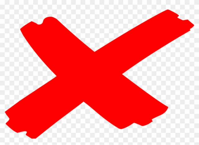 Red X Clipart X Marks The Spot 2 Clip Art At Clker - X Marks The Spot Clip