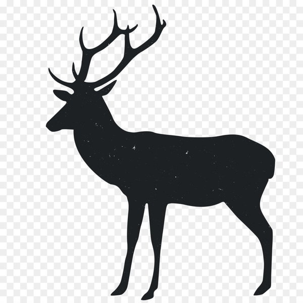 Reindeer Silhouette Animal - Animal Silhouettes