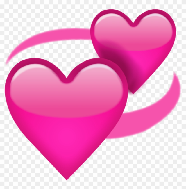 Revolving Hearts Emoji Png