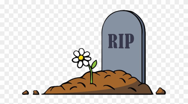 Rip Gravestone - Grave Cartoon