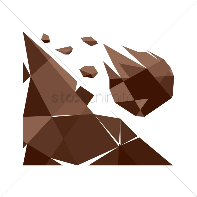 Rocks falling