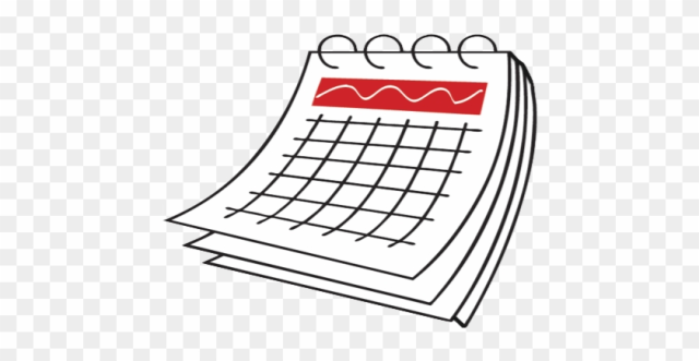 School Calendar - Calendar Clipart Transparent Background
