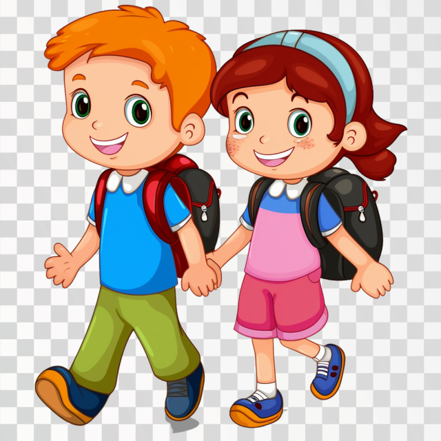 Schoolmates PNG transparent background