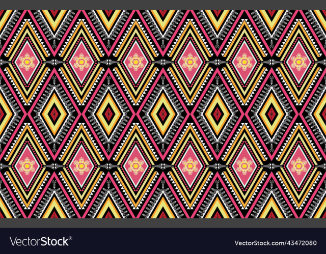 seamless decorative boho ancient hand drawn